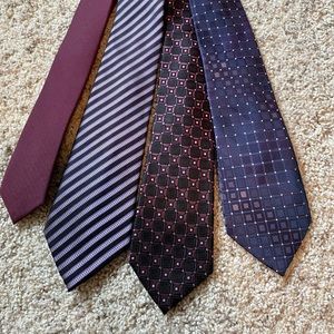 Mens ties. Size tall. Variety of brands.